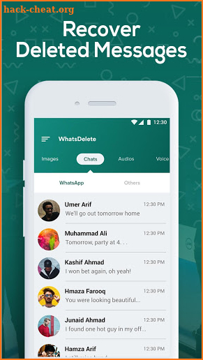 Whats  Deleted Up Messages - Recover Deleted screenshot