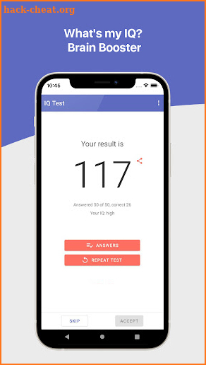 What's my IQ? - Brain Booster screenshot