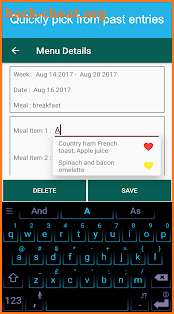 What's on the Menu - Meal Planner screenshot