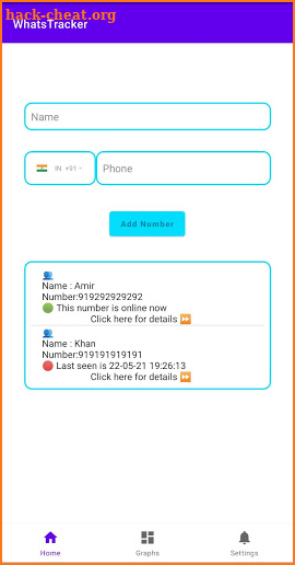 Whats Tracker: Last Seen : Online Tracker screenshot