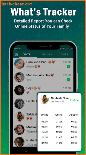 Whats Tracker : Online Last Seen & Notification screenshot