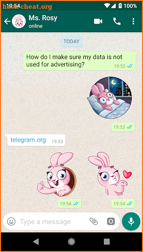 WhatsApp Stickers - Telegram screenshot