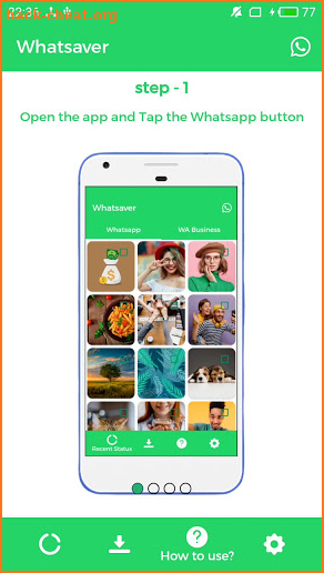 Whatsaver - Download WhatsApp status screenshot