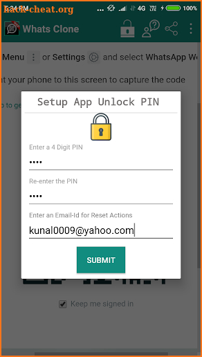 WhatsClone- Web, Scan & Applock screenshot