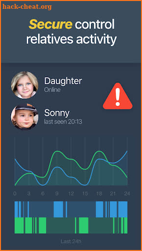 WhatsControl: Last Seen and Online Family Tracker screenshot