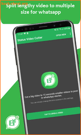 WhatsCut : Video Cut for Whatsapp, Story Splitter screenshot