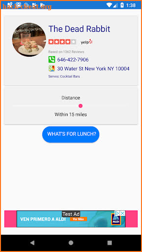 WhatsForLunch screenshot