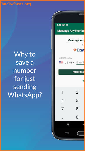 WhatsMessage Pro - Chat n Call Without Number Save screenshot