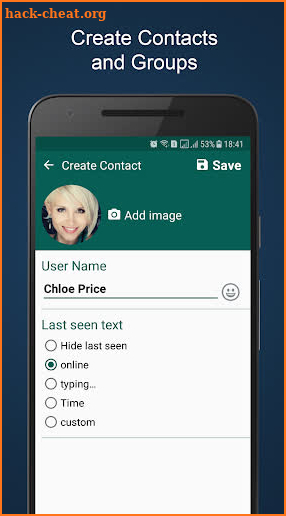 WhatsMock Pro (Ad-Free) - Prank chat screenshot