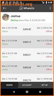WhatsOn - Whats⁣App⁣ Tracker screenshot