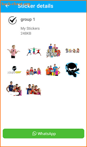 Whatstickers For Ninja Kidz Fans screenshot