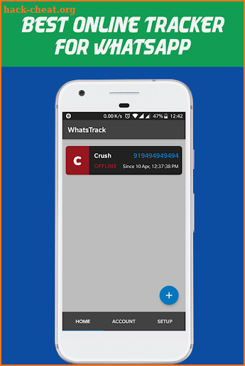 WhatsTrack - Tracker For Whatsapp screenshot