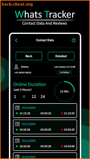WhatsTracker - Online Tracker for Whatsapp screenshot