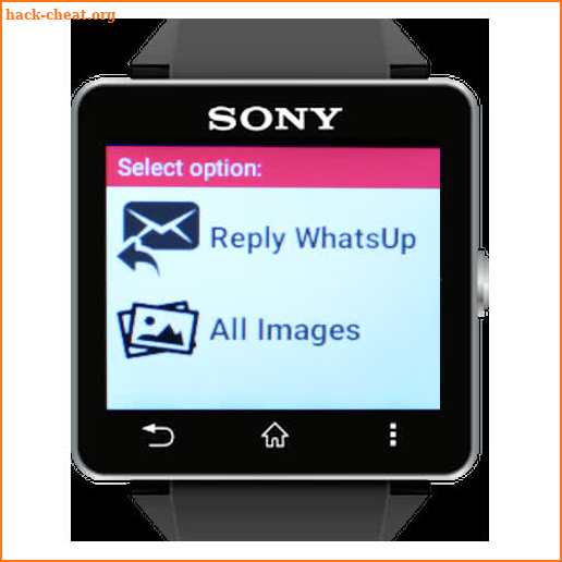 WhatsUp for Sony Smartwatch2 screenshot