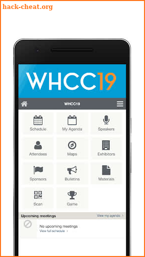 WHCC19 screenshot