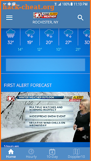 WHEC First Alert Weather screenshot