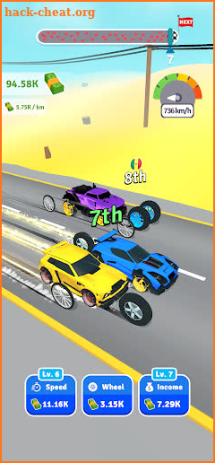 Wheel Merge Race screenshot