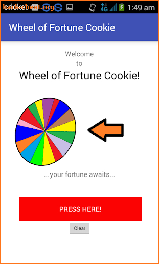 Wheel of Fortune Cookie screenshot