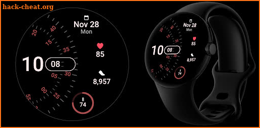 Wheels+ Digital Watch Face screenshot