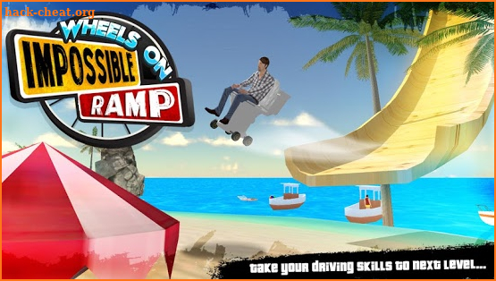 Wheels On Impossible Ramp screenshot