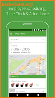 When I Work Scheduling screenshot