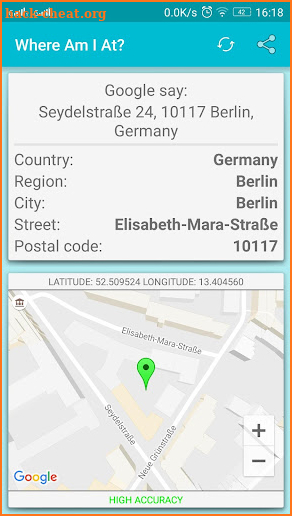 Where Am I At - Find My Location Helper screenshot