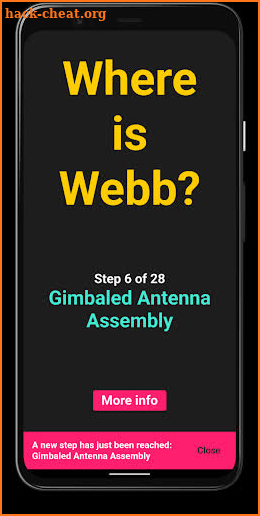 Where is Webb? - JWST Status screenshot