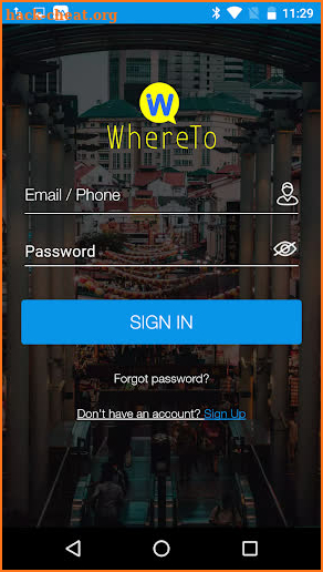 WhereTo! screenshot