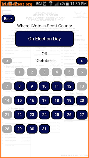 WhereUVote IA - Scott County screenshot