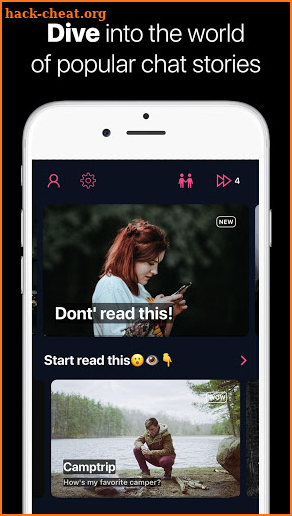 Whisper - scary chat stories screenshot