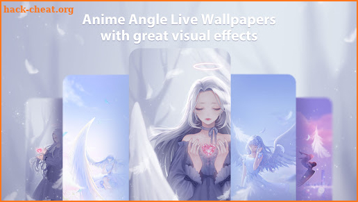 White Angel Live Wallpaper & Launcher Themes screenshot