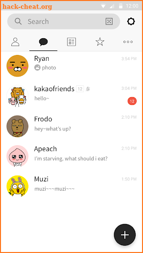 White Theme - KakaoTalk Theme screenshot