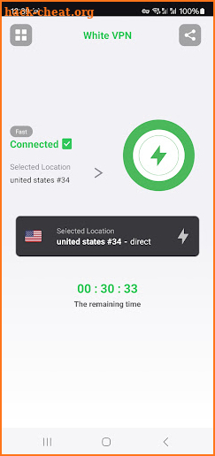 White VPN screenshot