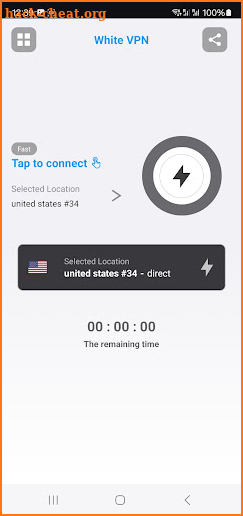 White VPN screenshot
