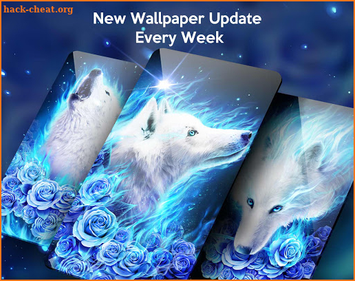 White Wolf Live Wallpaper & Launcher Themes screenshot