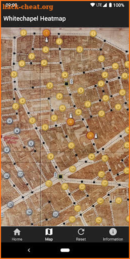 Whitechapel Heatmap screenshot