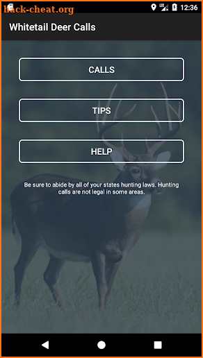 Whitetail Deer Calls screenshot