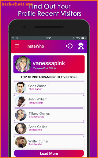 Who viewed my Instagram - Profile Tracker screenshot