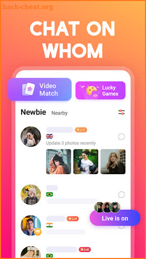 Whom – Meet great people screenshot