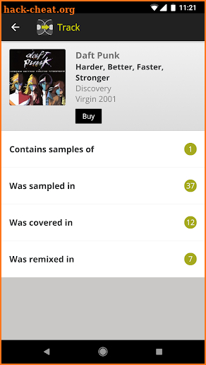 WhoSampled: Explore the DNA of Music screenshot