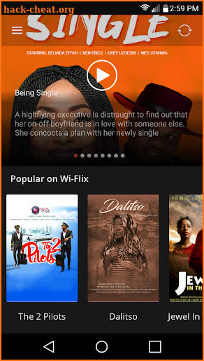 Wi-flix screenshot