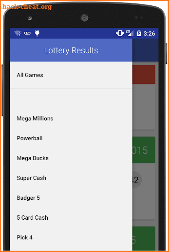 WI Lottery Results screenshot