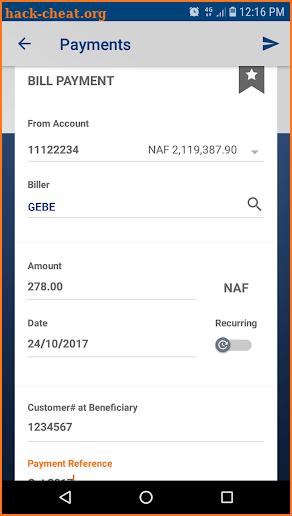 WIB Mobile Banking St Maarten screenshot