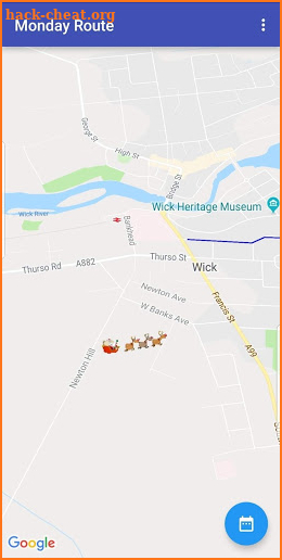 Wick Santa Tracker screenshot