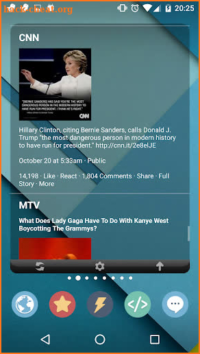 Widget for Facebook screenshot