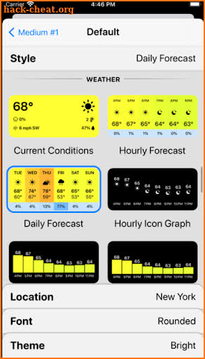 Widgetsmith foi ios screenshot