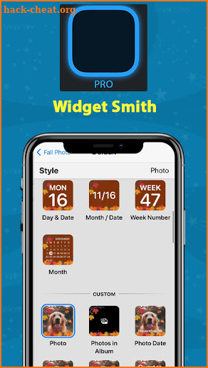 widgetsmith - widget custom color wallpaper screenshot