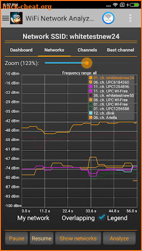 WiFi Analyzer Classic Pro screenshot