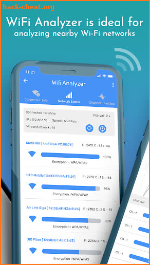 WiFi Analyzer : WiFi Signal Strength Checker screenshot