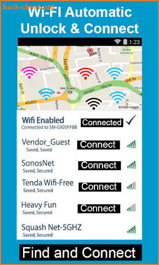 WiFi Auto Unlock and wifi connect screenshot